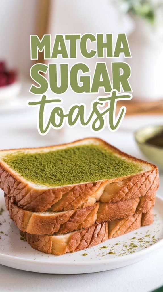 Matcha Sugar Toast 