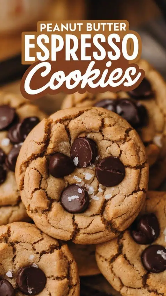 Peanut Butter Espresso Cookies