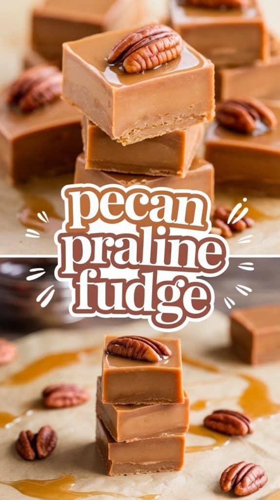 Pecan Praline Fudge