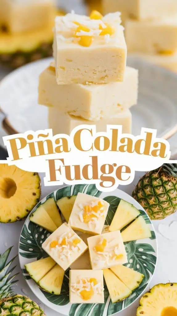 Piña Colada Fudge