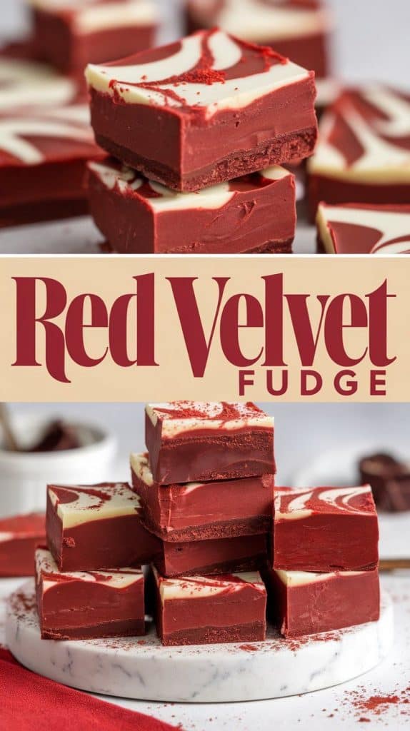 Red Velvet Fudge