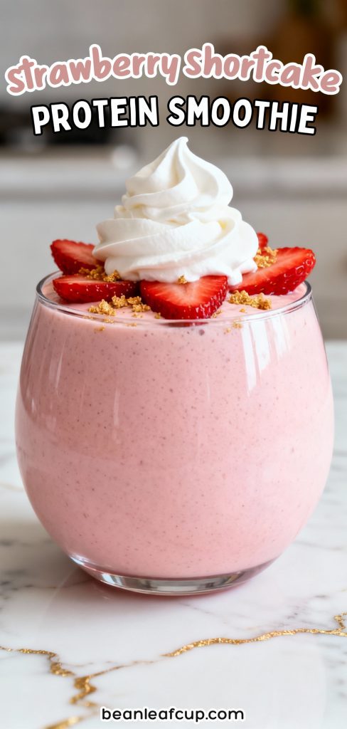 Strawberry Shortcake Protein Smoothie