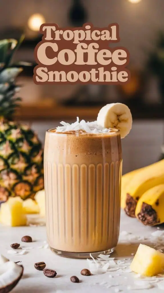 Tropical Coffee Smoothie