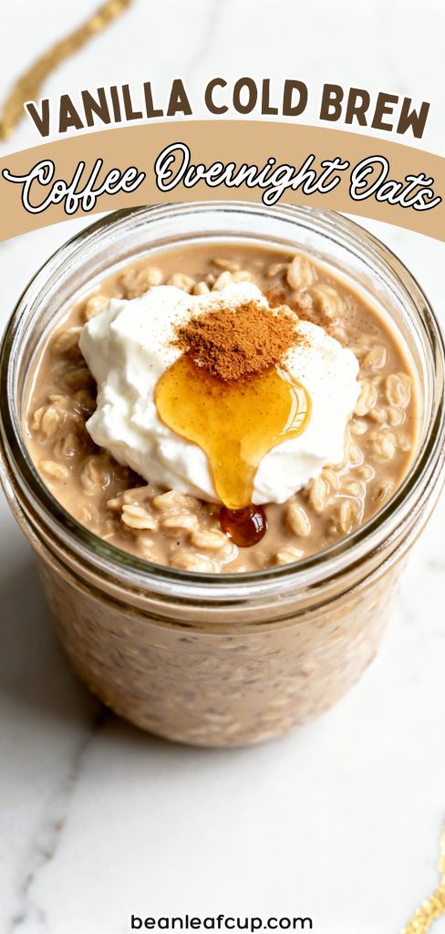 Vanilla Cold Brew Coffee Overnight Oats