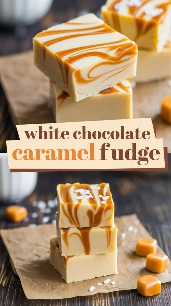 White Chocolate Caramel Fudge