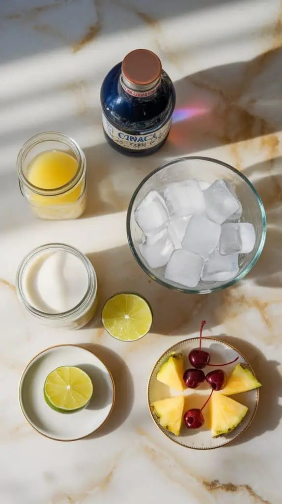 Green Hawaiian Cocktail