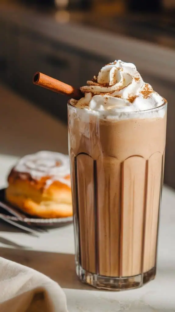 Cinnamon Roll Coffee Smoothie