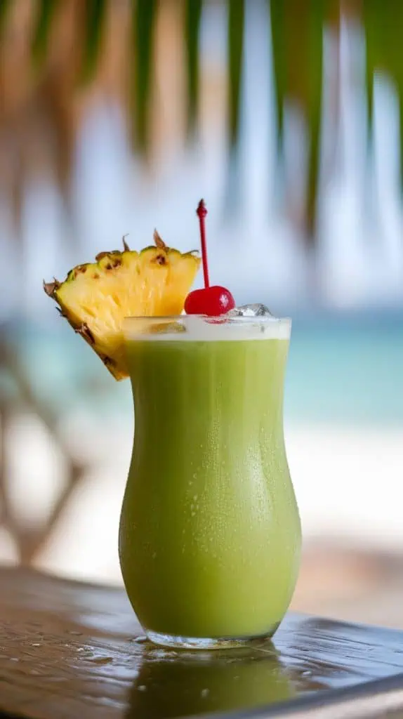 Green Hawaiian Cocktail