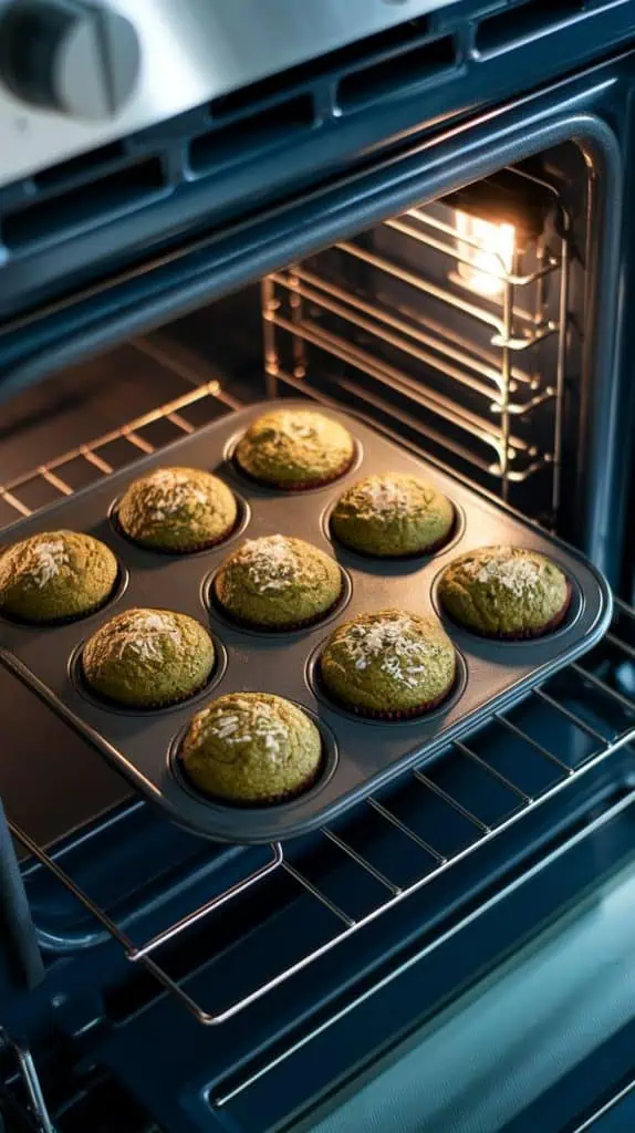 bake the muffin