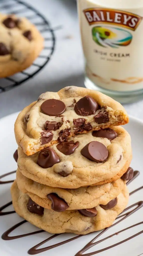 Baileys Irish Cream Chocolate Chip Cookies