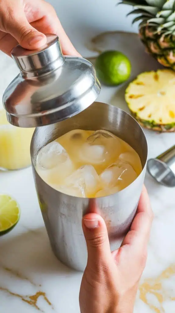 Emerald Sunrise Cocktail
