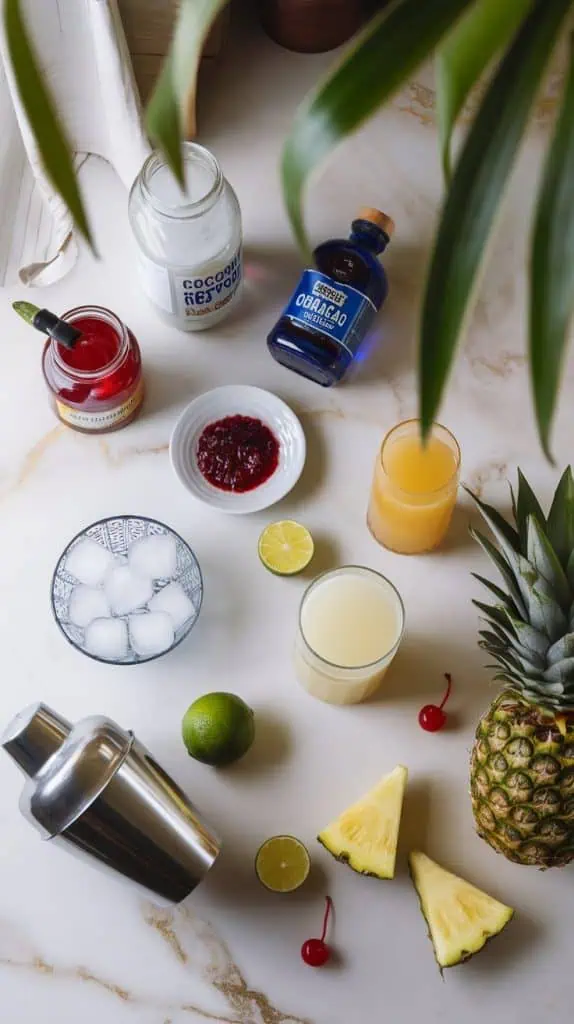 Emerald Sunrise Cocktail