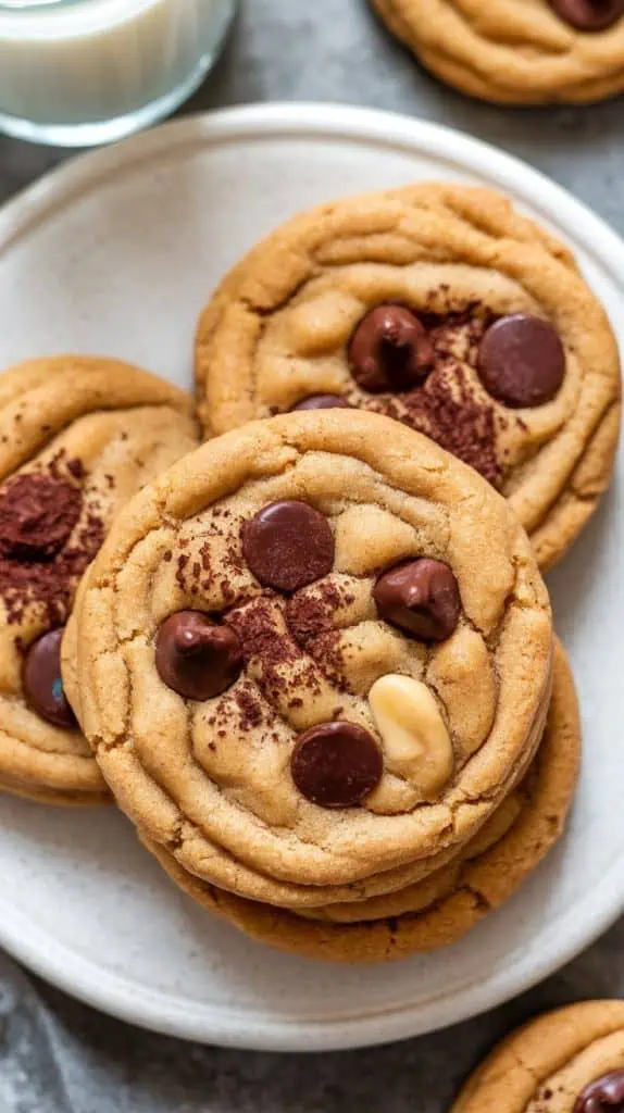 Peanut Butter Espresso Cookies