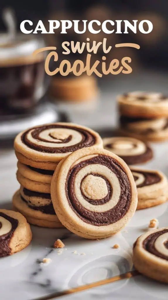 Cappuccino Swirl Cookies