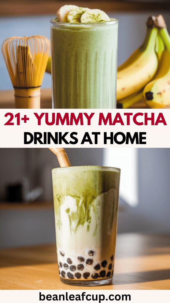 matcha drinks