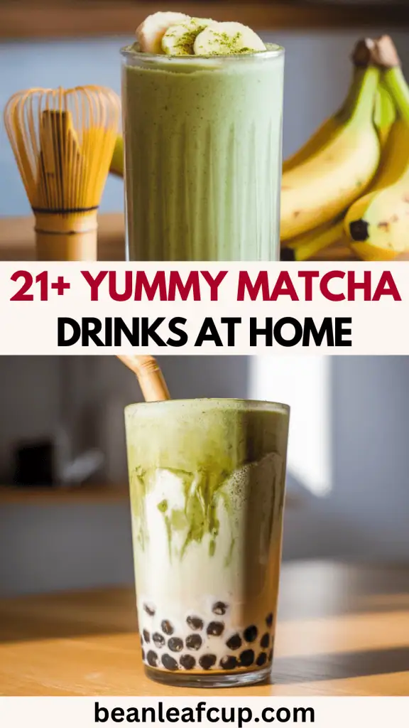 matcha drinks