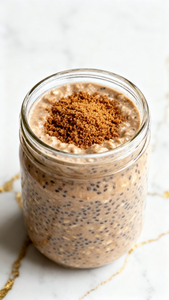 Brown Sugar Shaken Espresso Overnight Oats