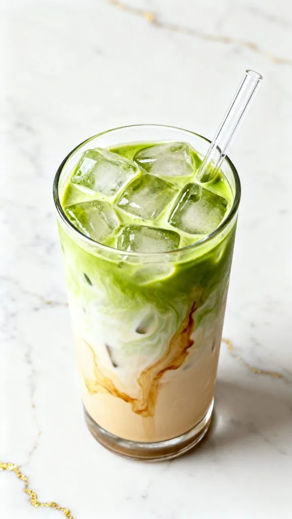 Brown Sugar Matcha Latte