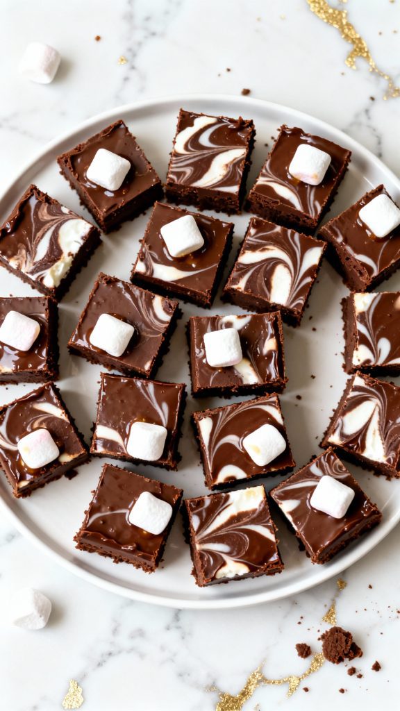 Marshmallow Swirl Fudge