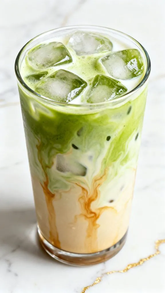 Brown Sugar Matcha Latte