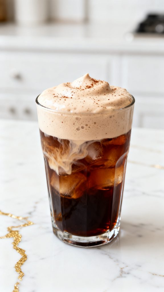 Cinnamon Oat Milk Foam Cold Brew