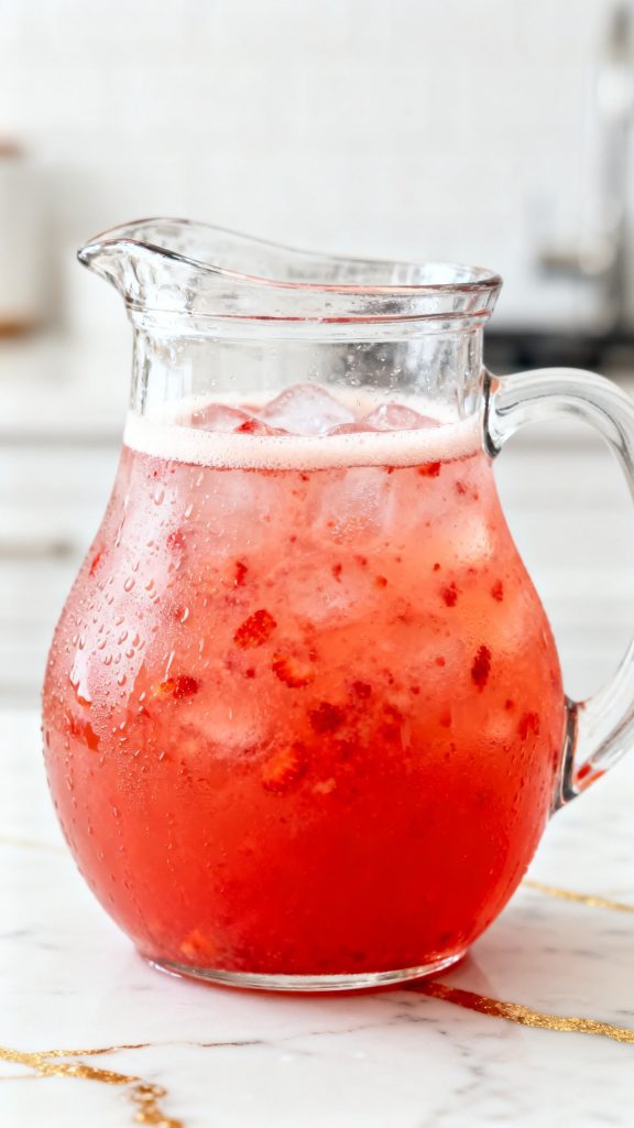 Iced Strawberry Green Tea