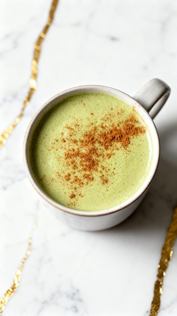 Cinnamon Matcha Latte