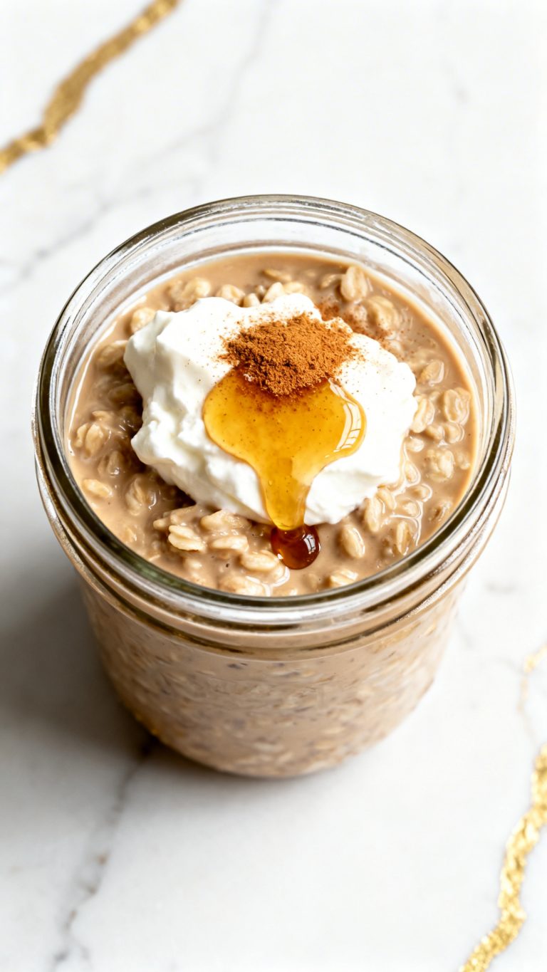 Vanilla Cold Brew Coffee Overnight Oats
