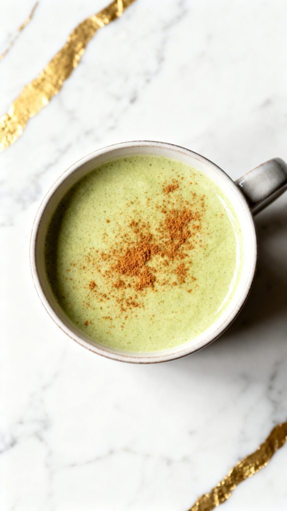 Cinnamon Matcha Latte
