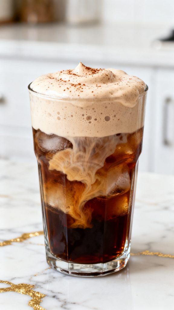 Cinnamon Oat Milk Foam Cold Brew