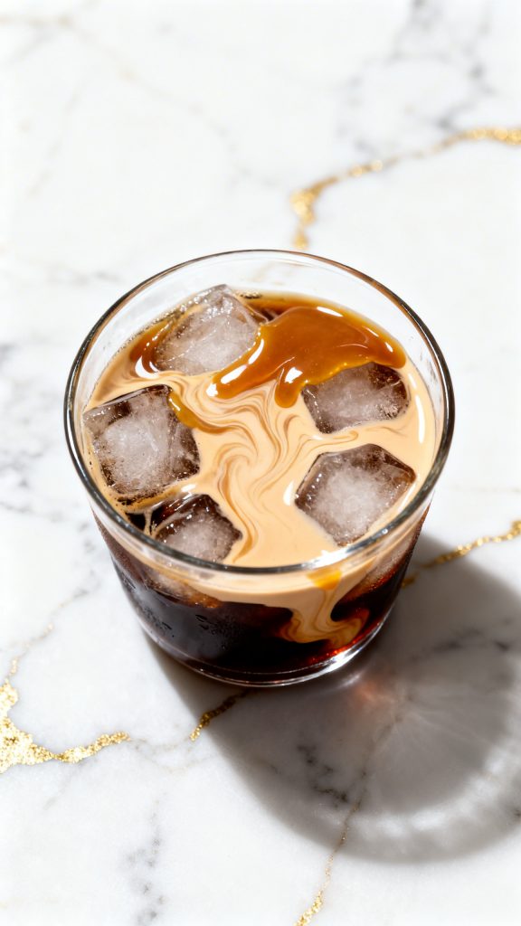 Caramel Coconut Cream Iced Coffee