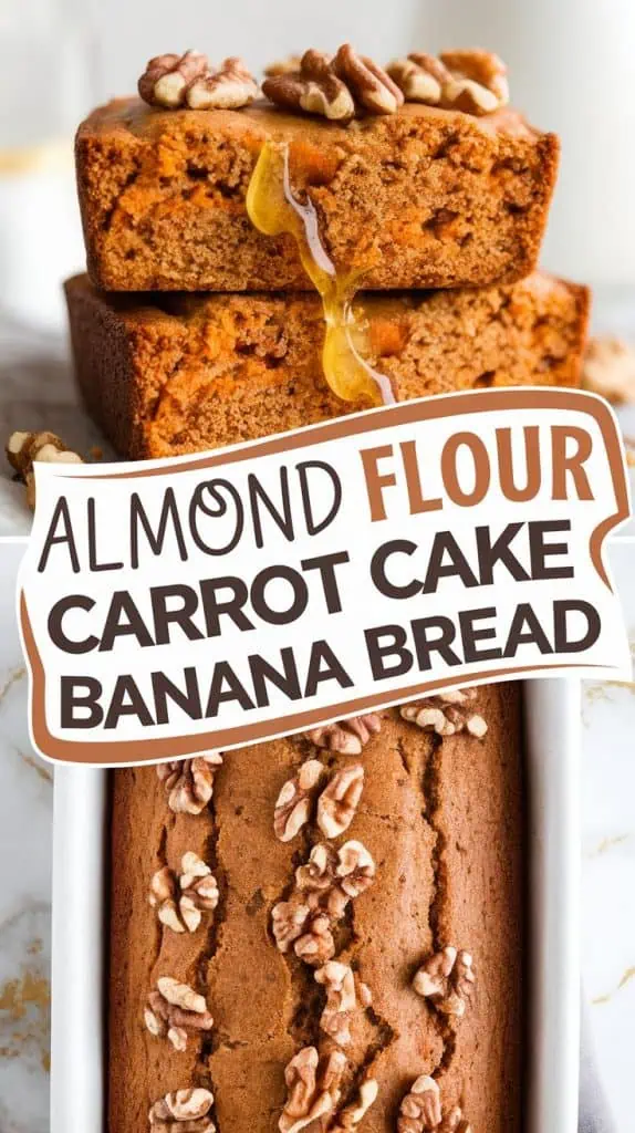 Almond Flour Carrot Cake Banana Bread