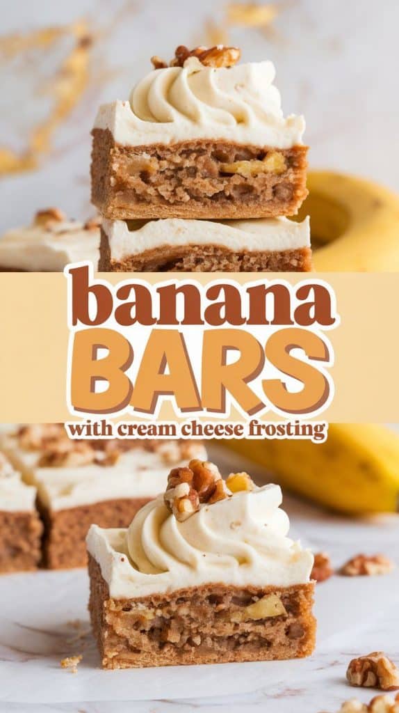 Banana Bars with Cream Cheese Frosting