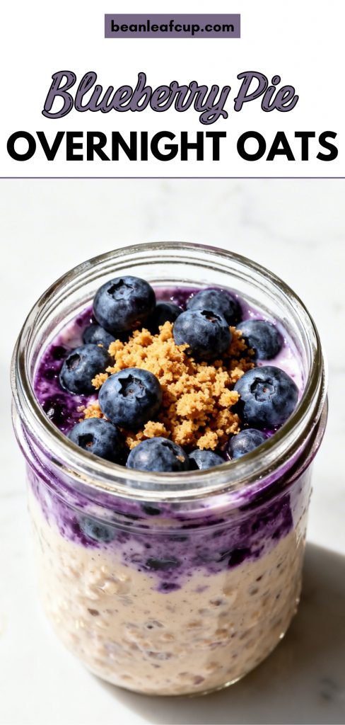 Blueberry Pie Overnight Oats