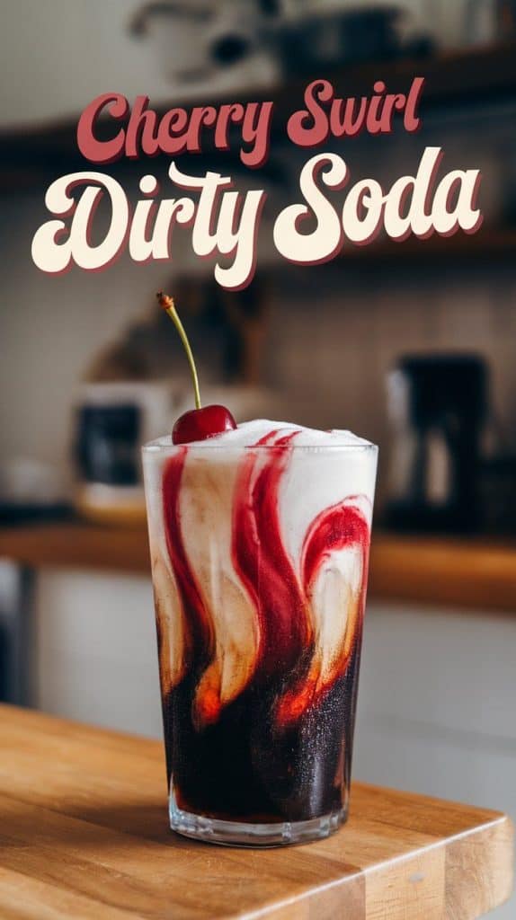 Cherry Swirl Dirty Soda