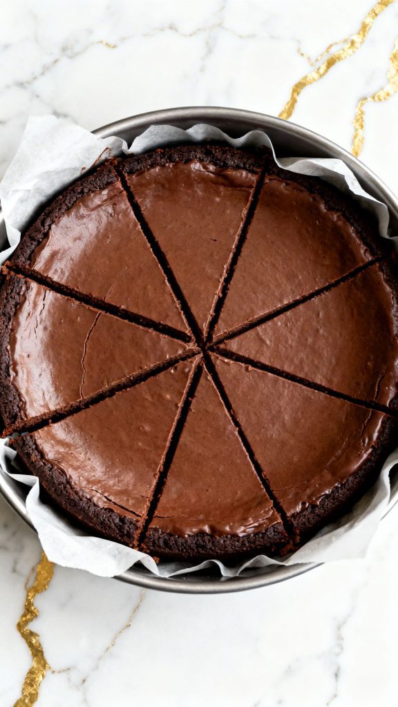 Chocolate Cottage Cheese Cheesecake