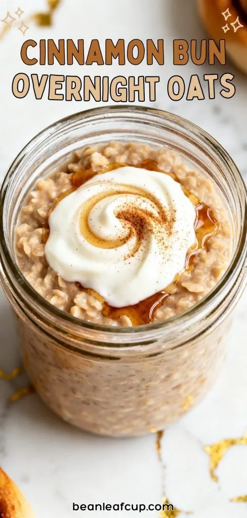 Cinnamon Bun Overnight Oats