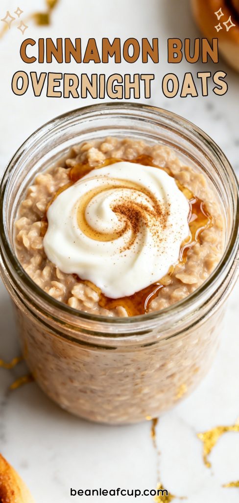 Cinnamon Bun Overnight Oats