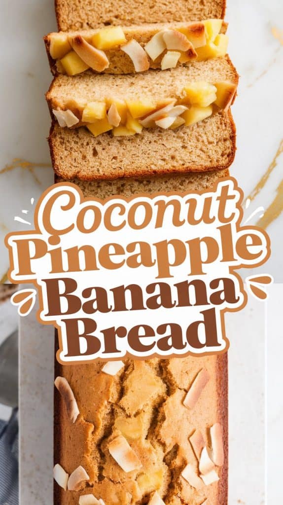 Coconut Pineapple Banana Bread