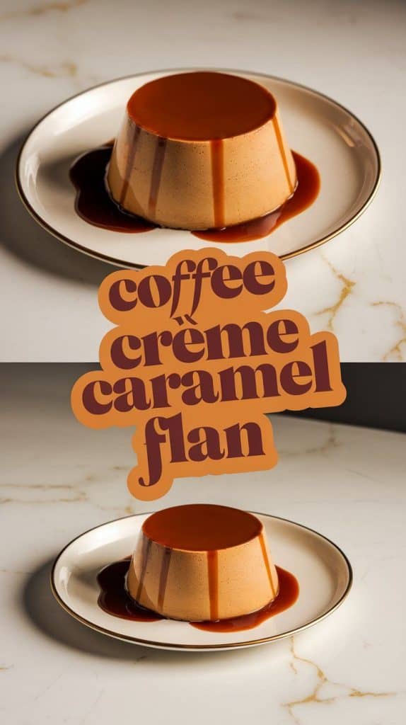 Coffee Crème Caramel Flan