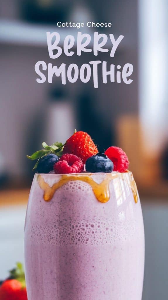 Cottage Cheese Berry Smoothie
