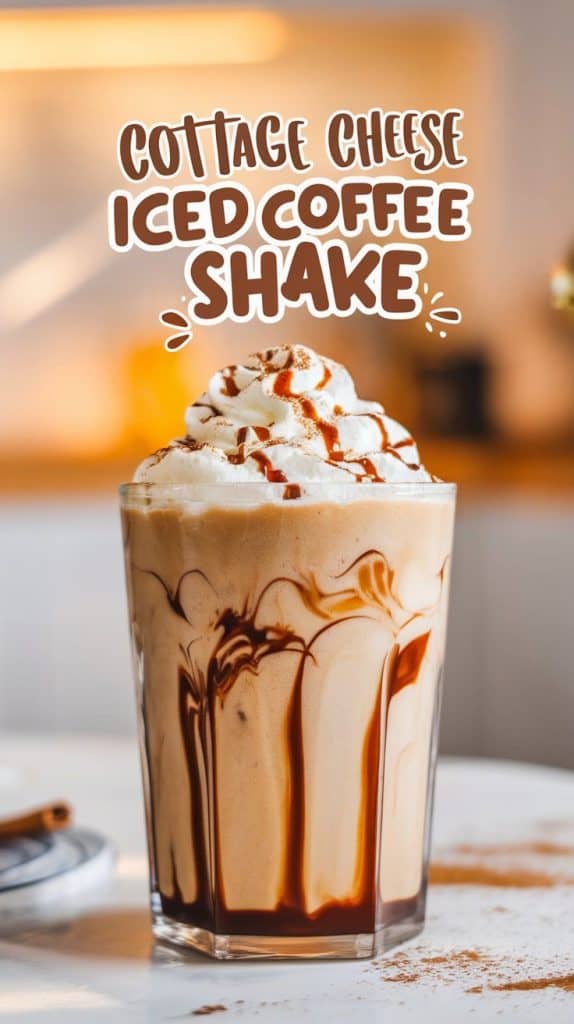 Cottage Cheese Iced Coffee Shake