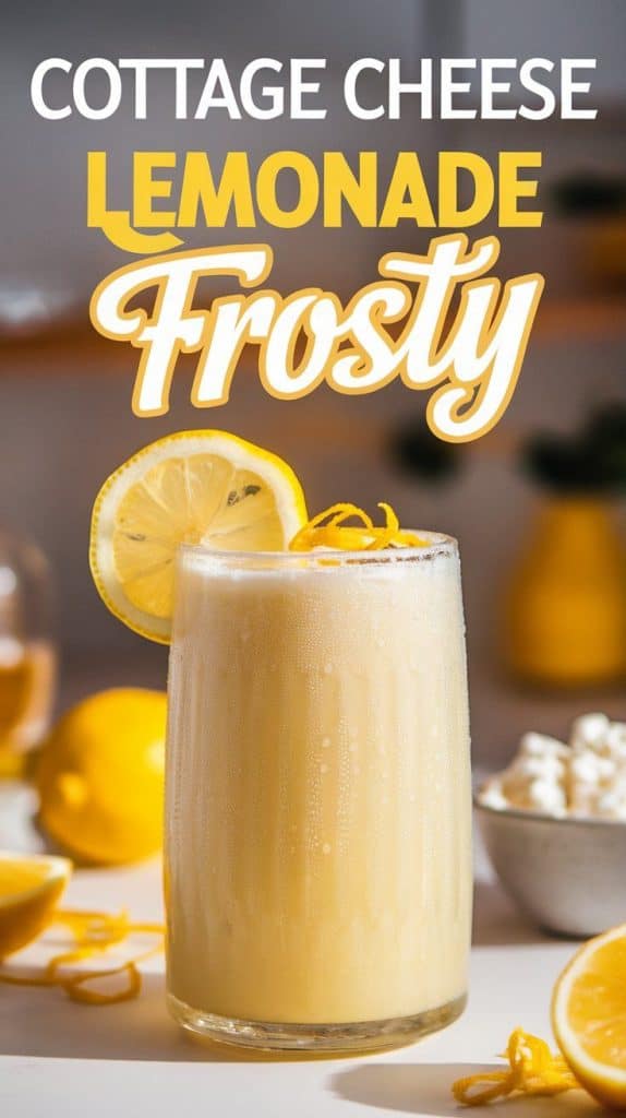 Cottage Cheese Lemonade Frosty