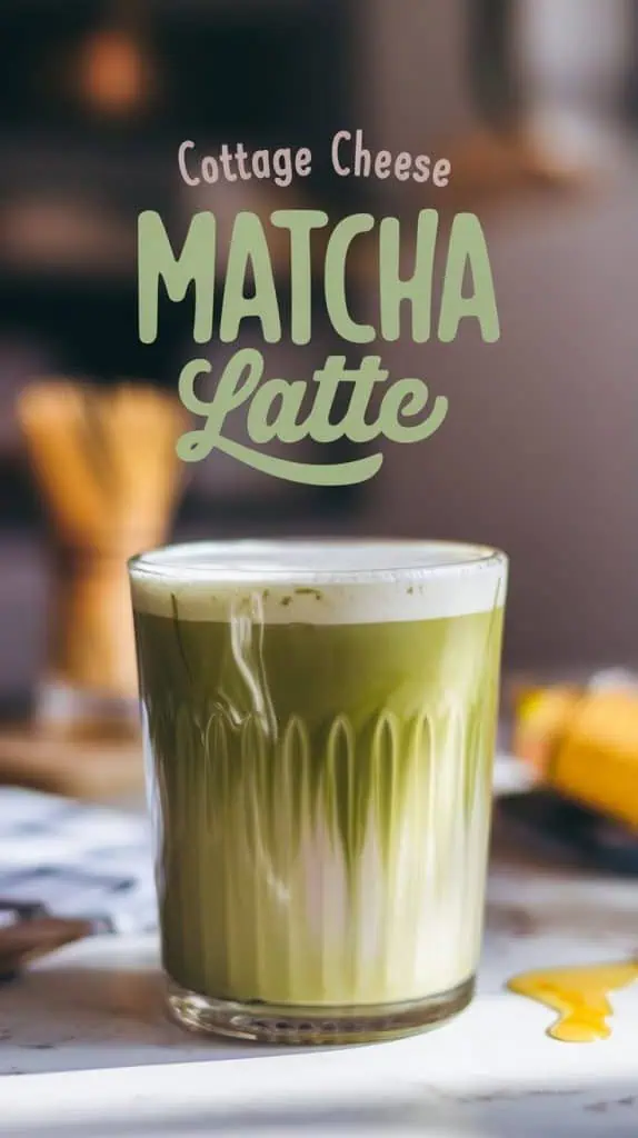 Cottage Cheese Matcha Latte