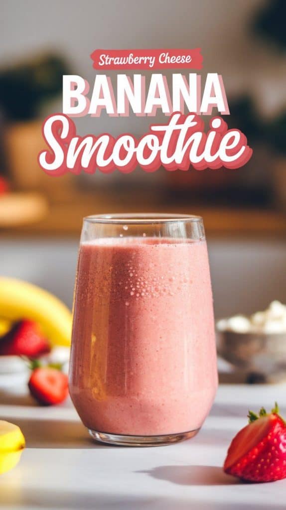 Cottage Cheese Strawberry Banana Smoothie