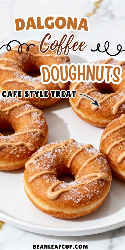 Dalgona Coffee Doughnuts