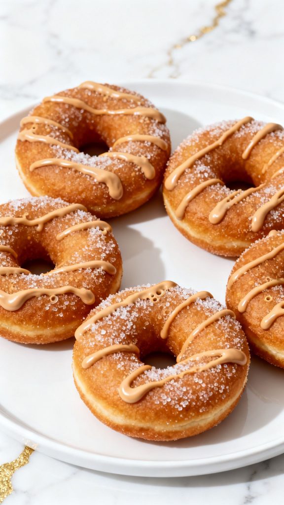 Dalgona Coffee Doughnuts
