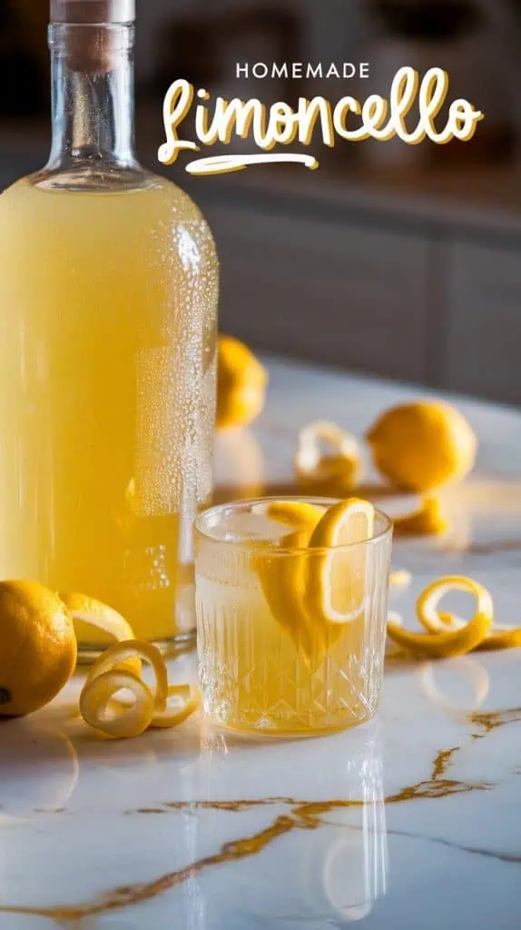 Homemade Limoncello