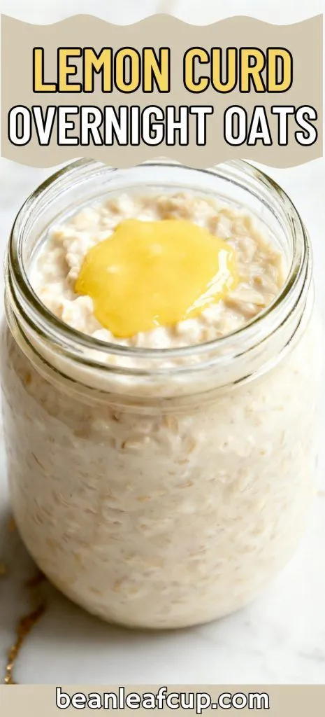 Lemon Curd Overnight Oats