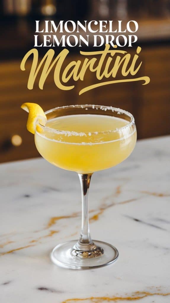 Limoncello Lemon Drop Martini